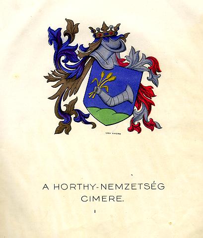 A HORTHY-NEMZETSÉG CÍMERE